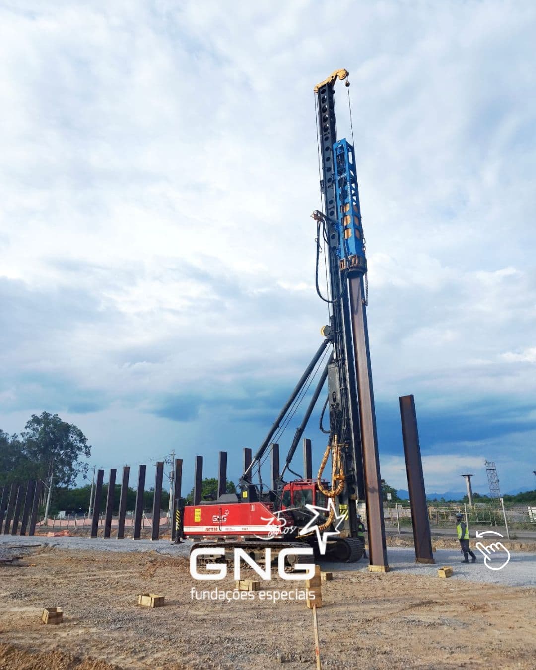 Obra da GNG: Ampliacao patio sucatas pindamonhangaba sp