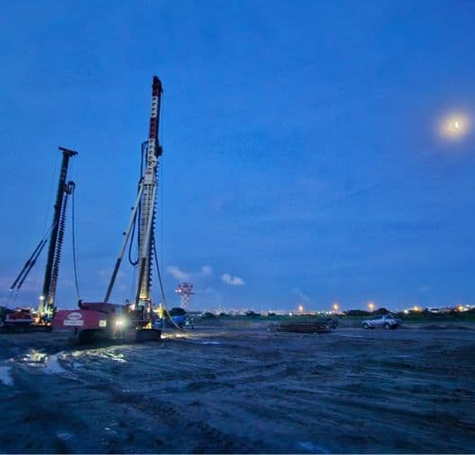 Obra da GNG: Cone areporto fortaleza ceara