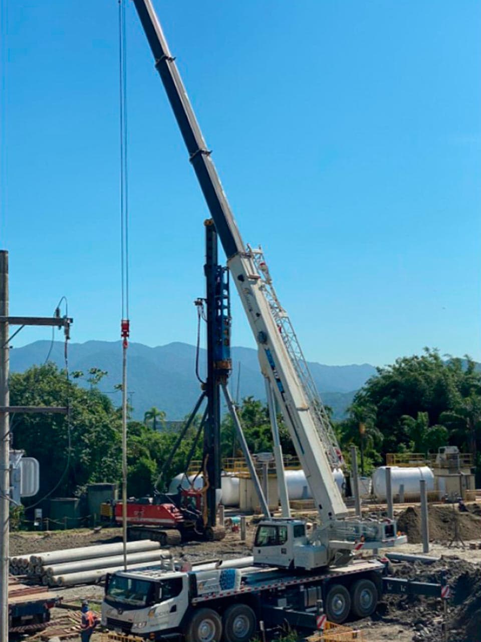 Obra da GNG: Expansao do armazem de celulose suzano sp