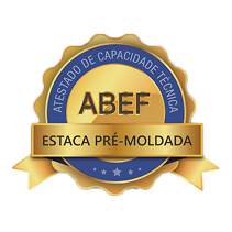 Atestado de capacidade técnica ABEF · Estaca pré-moldada